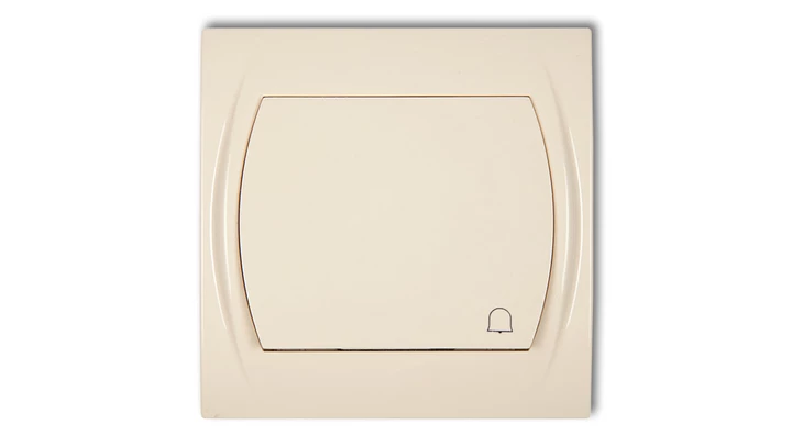 LOGO Przycisk /dzwonek/ beżowy 1LWP-4