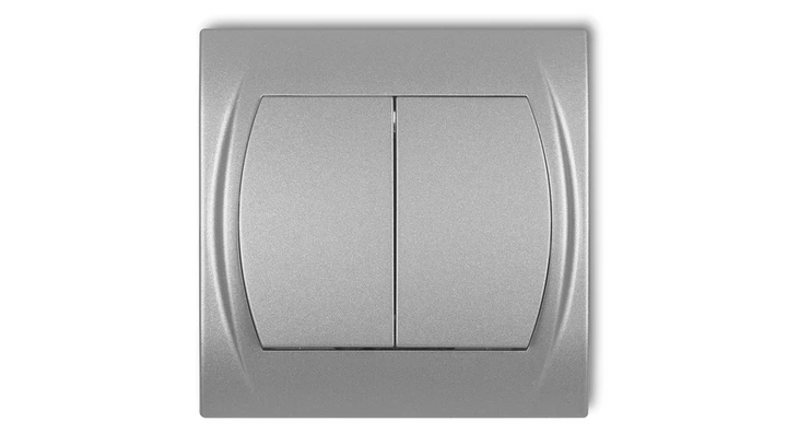 LOGO Łącznik świecznikowy srebrny metalik 7LWP-2