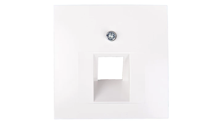 Berker/B.Kwadrat Element centralny gniazda przyłączeniowego 1xUAE śnieżnobiały 5314078989