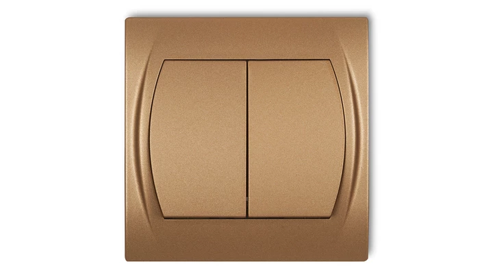 LOGO Łącznik świecznikowy podświetlany złoty metalik 8LWP-2L