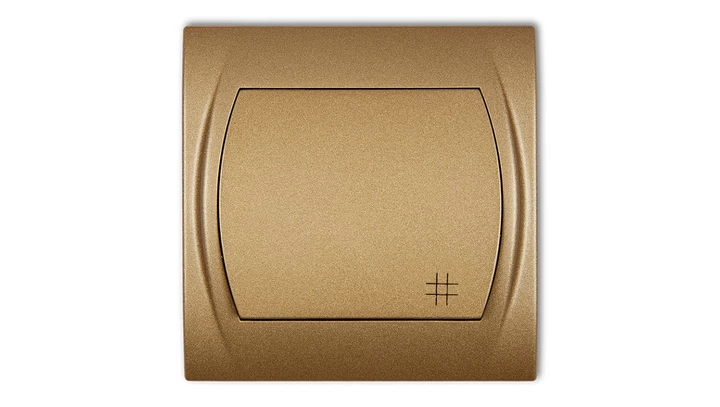LOGO Łącznik krzyżowy podświetlany złoty metalik 8LWP-6L