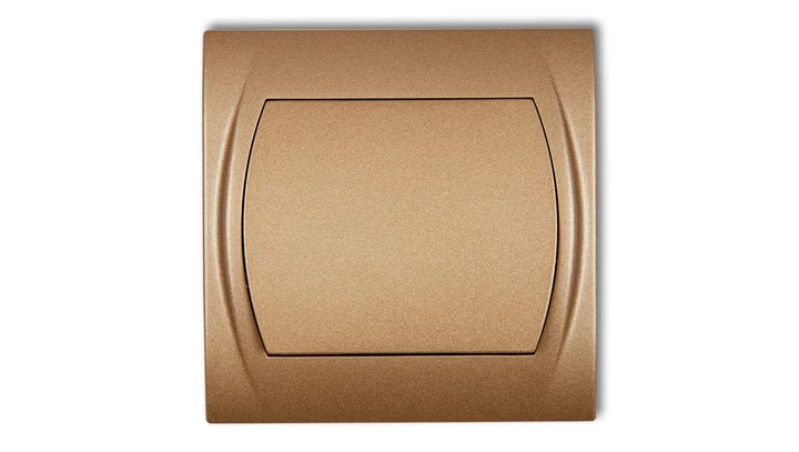 LOGO Przycisk jednobiegunowy złoty metalik 8LWP-4.1