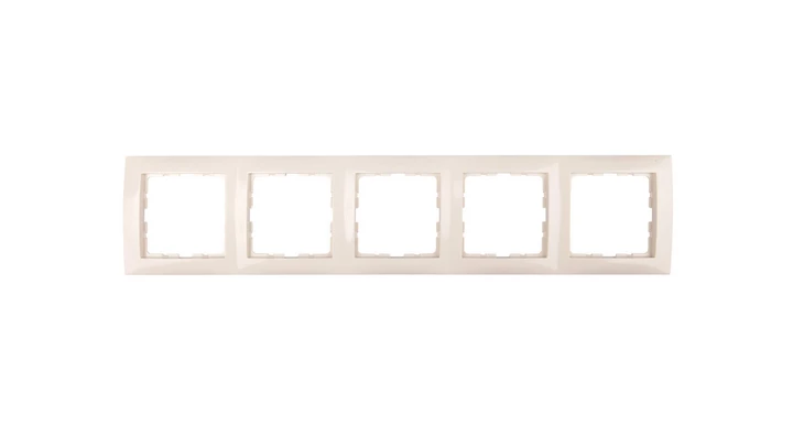 Berker B.Kwadrat Ramka pięciokrotna kremowa 5310158982