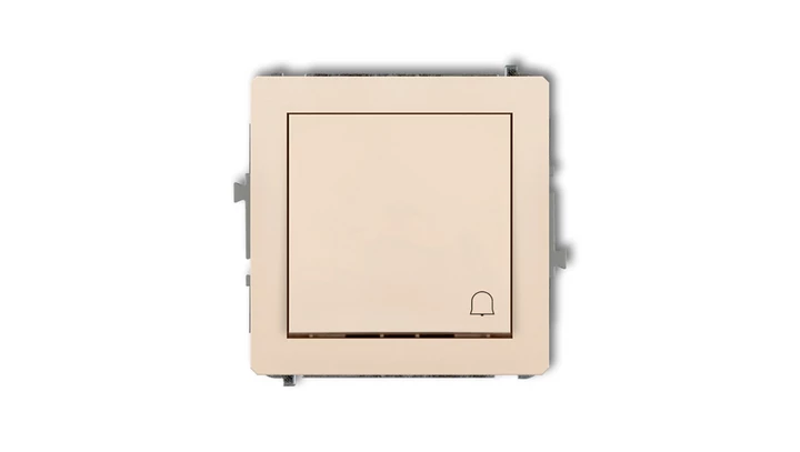 DECO Przycisk /dzwonek/ beżowy 1DWP-4