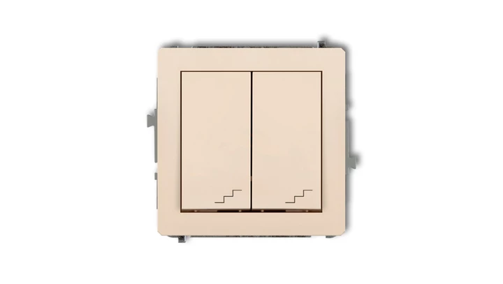 DECO Łącznik podwójny schodowy beżowy 1DWP-33