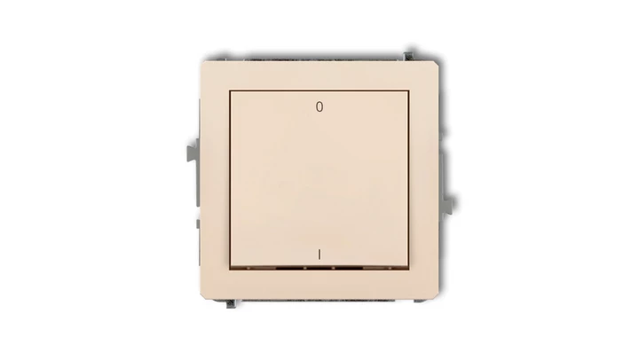 DECO Łącznik dwubiegunowy beżowy 1DWP-9