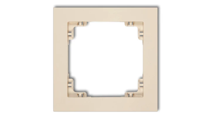 DECO Ramka pojedyncza beżowy 1DR-1
