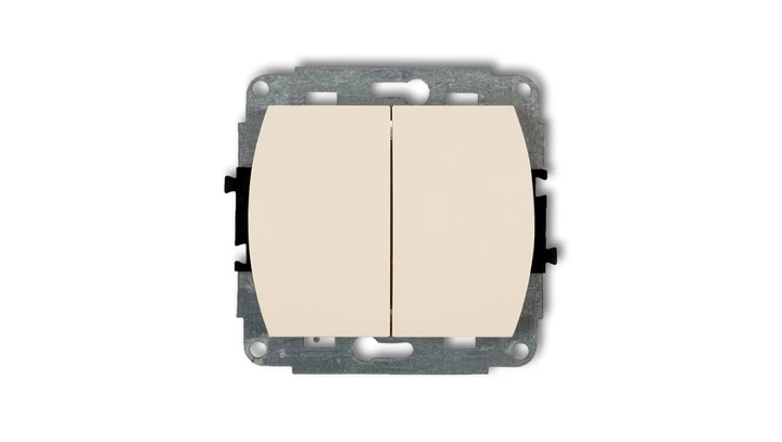 TREND Przycisk świecznikowy beżowy 1WP-44.1