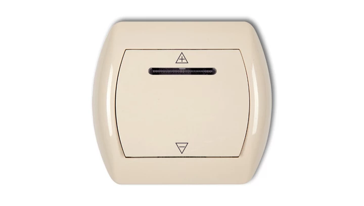 TREND Ściemniacz sterowany dotykiem i dowolnym pilotem beżowy 1RO-1