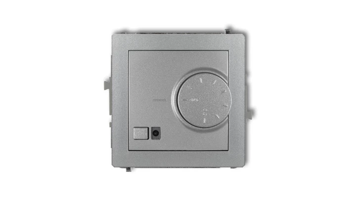 DECO Regulator temperatury elektroniczny z czujnikiem podpodłogowym srebrny metalik 7DRT-1