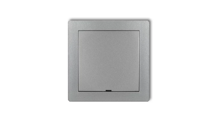 Ramka pośrednia z zaślepką srebrny metalik 7DRPZ