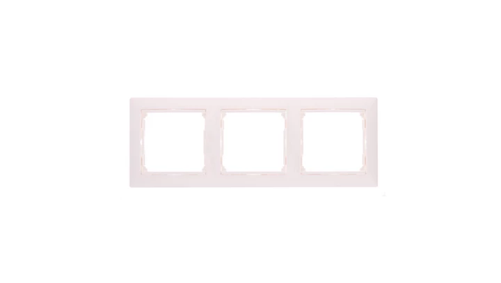 VALENA Ramka potrójna pozioma kremowa 774353
