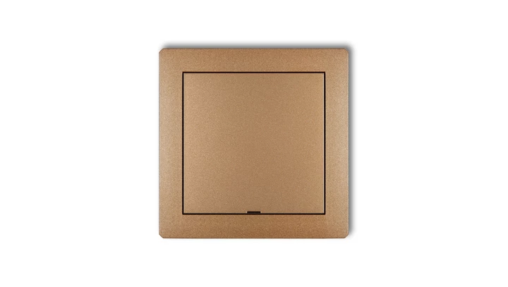 Ramka pośrednia z zaślepką złoty metalik 8DRPZ