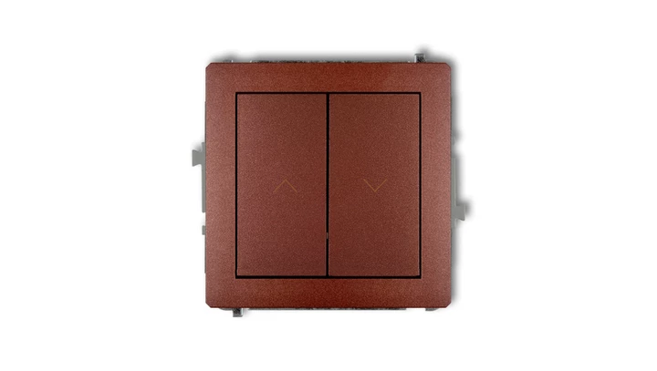 DECO Łącznik żaluzjowy brązowy metalik 9DWP-8