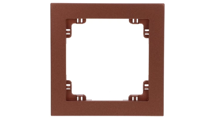 DECO Ramka pojedyncza brązowy metalik 9DR-1