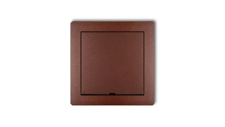 Ramka pośrednia z zaślepką brązowy metalik 9DRPZ