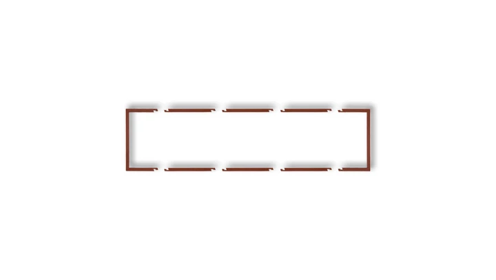 Ramka wypełniająca poczwórna serii DECO brązowy metalik 9DRW-4