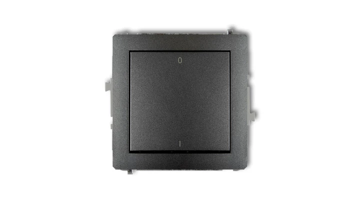 DECO Łącznik dwubiegunowy grafitowy 11DWP-9