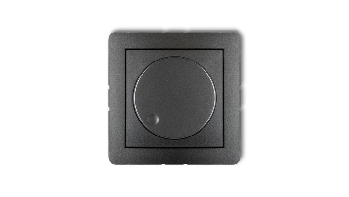 DECO Ściemniacz elektroniczny przyciskowo-obrotowy grafitowy 11DRO-1