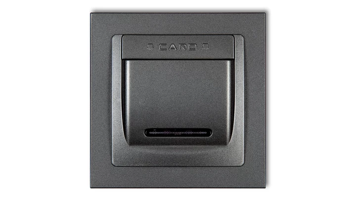 DECO Łącznik hotelowy grafitowy 11DSH-1