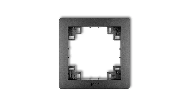 Ramka pośrednia do łączników IP44 grafitowy 11DRPH