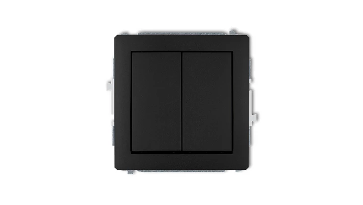 DECO Przycisk świecznikowy czarny mat 12DWP-44.1