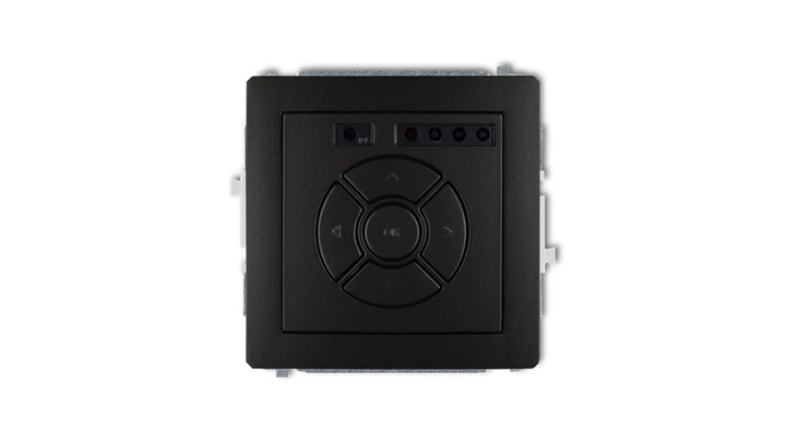 DECO Sterownik roletowy elektroniczny (sterowanie lokalne) czarny mat 12DSR-1