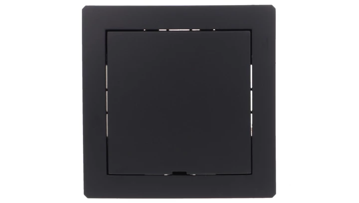 Ramka pośrednia z zaślepką czarny mat 12DRPZ