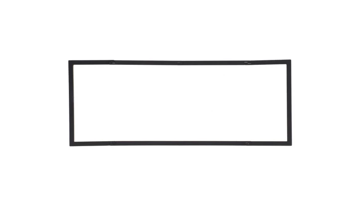 Ramka wypełniająca potrójna serii DECO czarny mat 12DRW-3