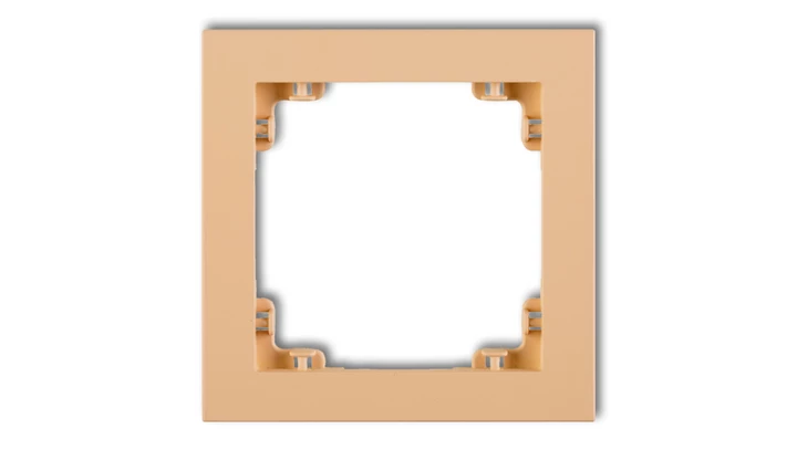 DECO Ramka pojedyncza DECO Pastel Matt brzoskwiniowy 45DR-1