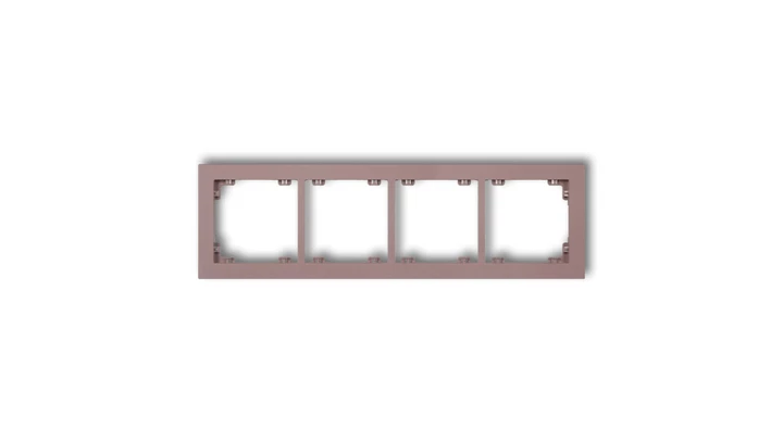 DECO Ramka poczwórna DECO Pastel Matt lawendowy 42DR-4