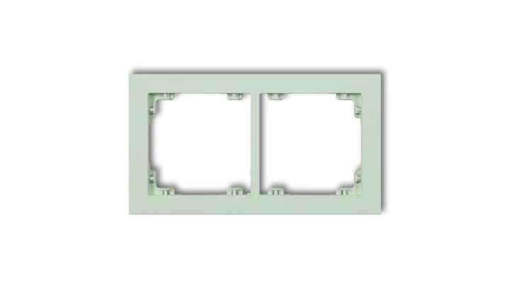 DECO Ramka podwójna DECO Pastel Matt miętowy 46DR-2