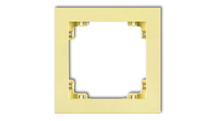 DECO Ramka pojedyncza DECO Pastel Matt kanarkowy 43DR-1