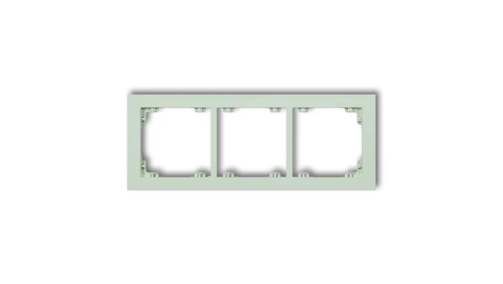 DECO Ramka potrójna DECO Pastel Matt miętowy 46DR-3