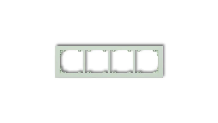 DECO Ramka poczwórna DECO Pastel Matt miętowy 46DR-4