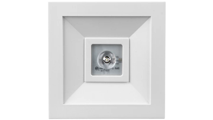 Oprawa awaryjna LOVATO N ECO LED 3W 390lm (opt. otwarta) 1h jednozadaniowa biała LVNO/3W/E/1/SE/AT/WH