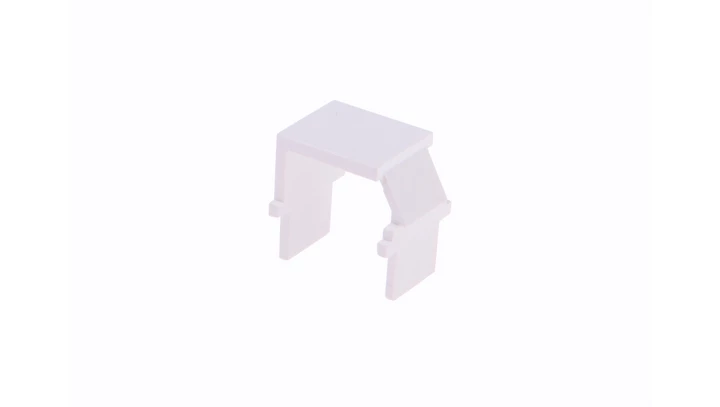 Zaślepka gniazda teleinformatycznego pojedynczego RJ biała BWB/11