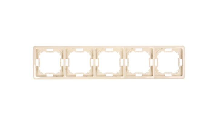 Simon Basic Standard Ramka pięciokrotna uniwersalna beżowa BMR5/12