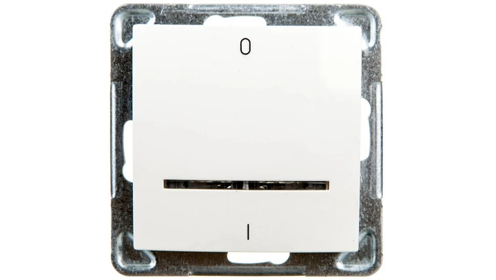 IMPRESJA Łącznik podwójny z podświetleniem ecru ŁP-11YS/m/27