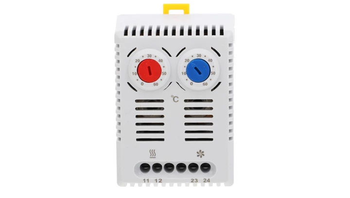 Termostat NT 0-60stC 24-230V podwójny zam/otw regulowany CL-TMOZ-71-F