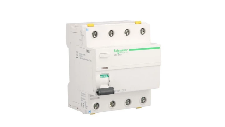 Wyłącznik różnicowoprądowy 4P 80A 0,3A typ AC iID A9Z14480