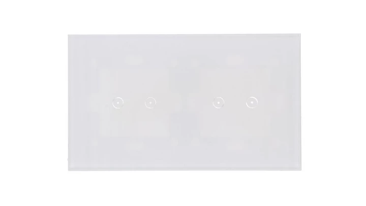 Simon Touch ramki Panel dotykowy S54 Touch, 2 moduły, 2 pola dotykowe poziome + 2 pola dotykowe poziome, biała perła DSTR222/70