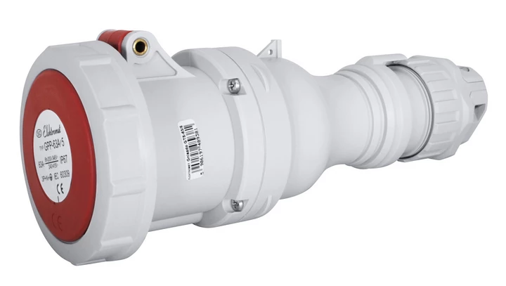 Gniazdo przenośne 63A 5P 400V czerwone TWIST GPP 63/5 IP67 921878