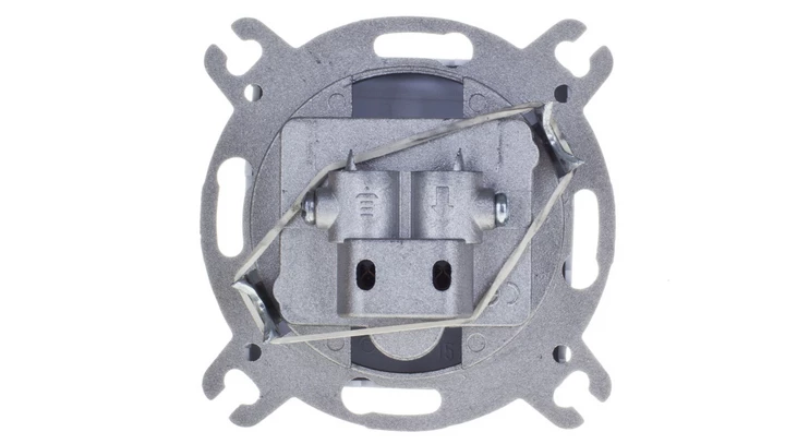 KARO Gniazdo antenowe RTV przelotowe 16dB białe GPA-16SP/m/00