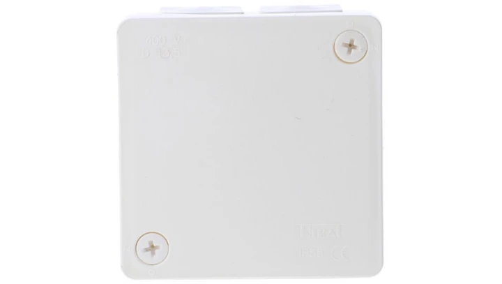 Puszka n/t hermetyczna pusta 86x86x40mm IP55 biała VP 022-01 61.125