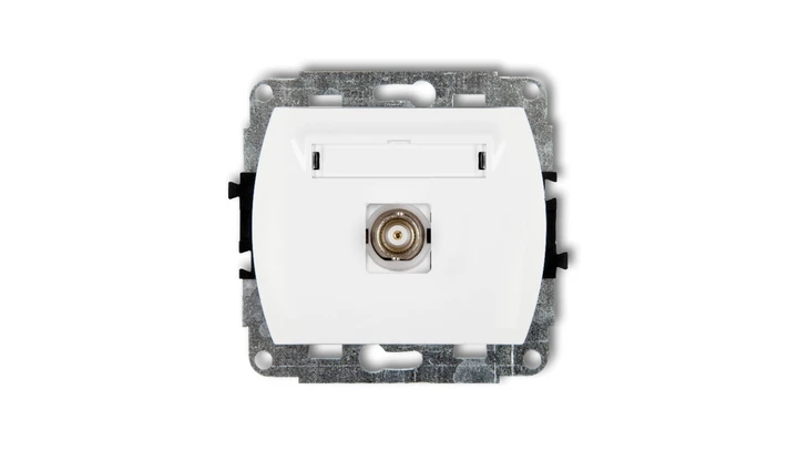 TREND Gniazdo pojedyncze BNC biały GBNC-1
