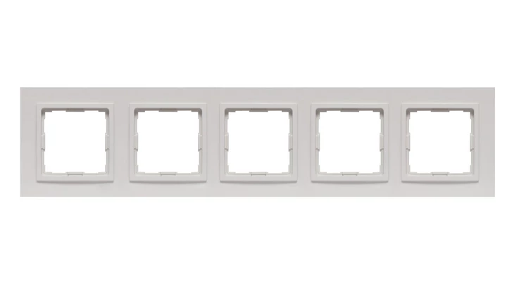 VENA2 Ramka pięciokrotna biała 520485