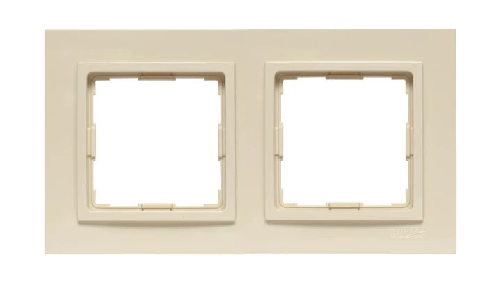 VENA2 Ramka podwójna krem 520382