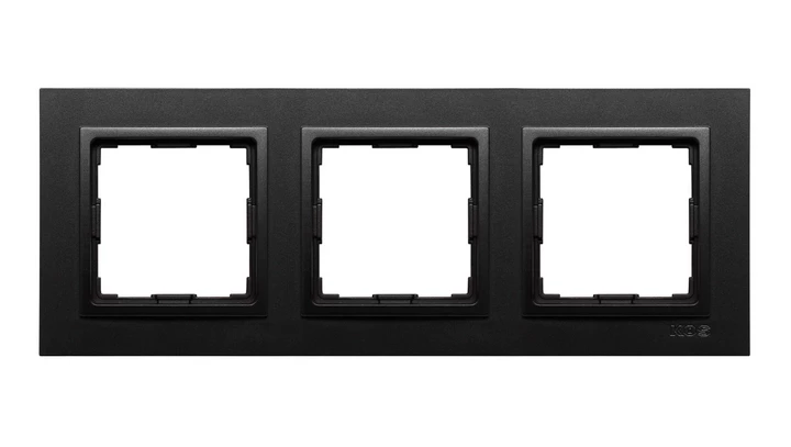 VENA2 Ramka potrójna antracyt 526183