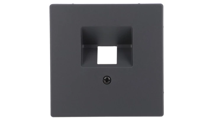 Merten System D Plakietka gniazda komputerowego 2xRJ45 antracyt MTN4522-6034